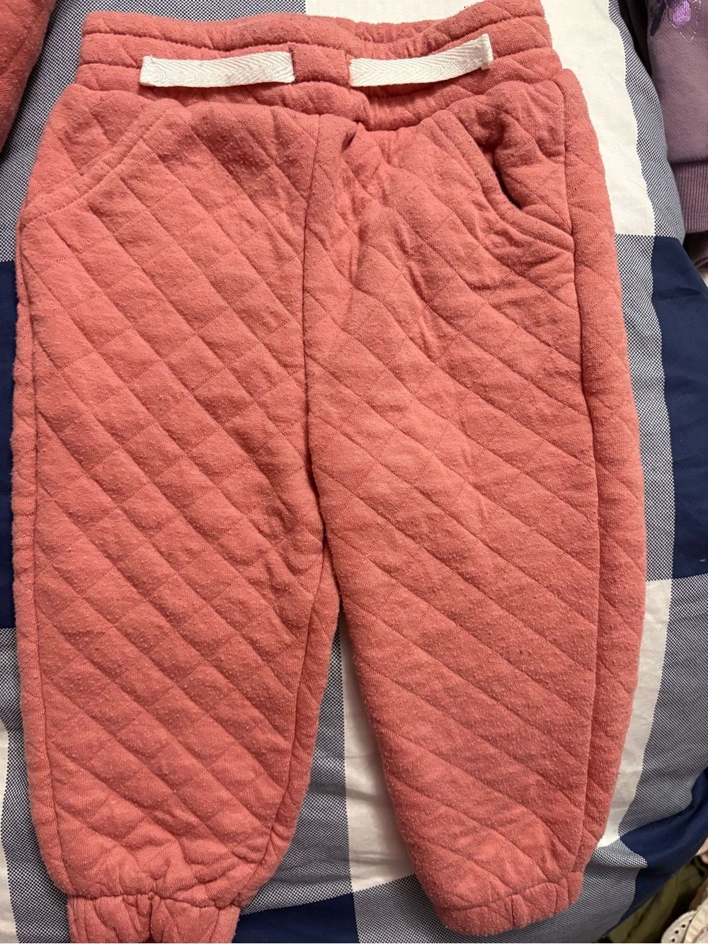 Quilted Two-Piece Sweat Set - Picture 3 of 3